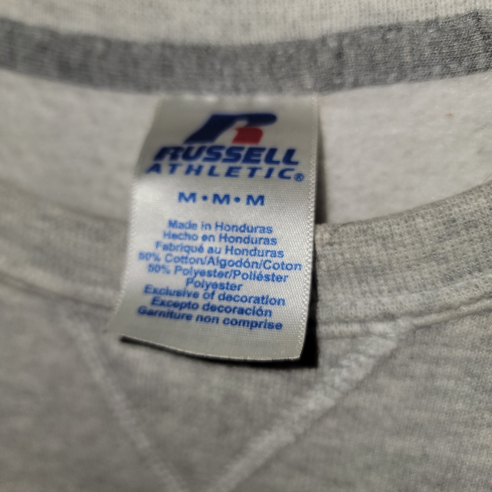Mens Sz M WKU Western Kentucky Gray Sweatshirt Russell Collegiate Wear - Picture 3 of 5